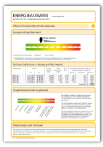 Verbrauchsausweis Blatt 3